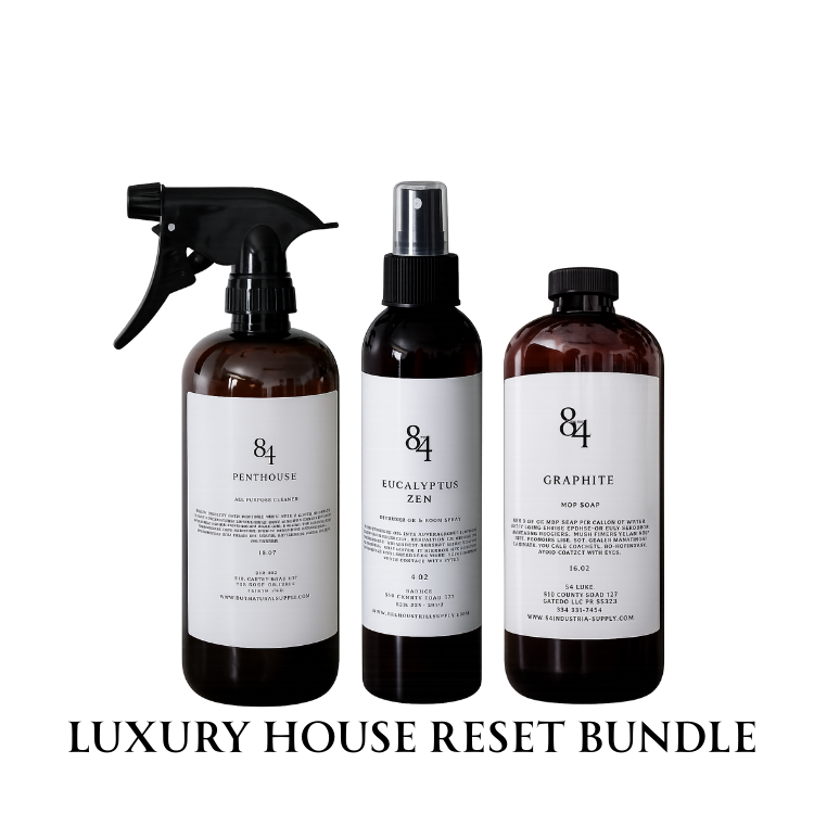 Luxury House Reset Bundle - All Purpose Cleaner, Mop Soap, &  Room Spray